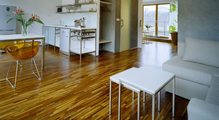 teaková podlaha, drevené podlahy, exotická drevená podlaha, montáž teakovej podlahy