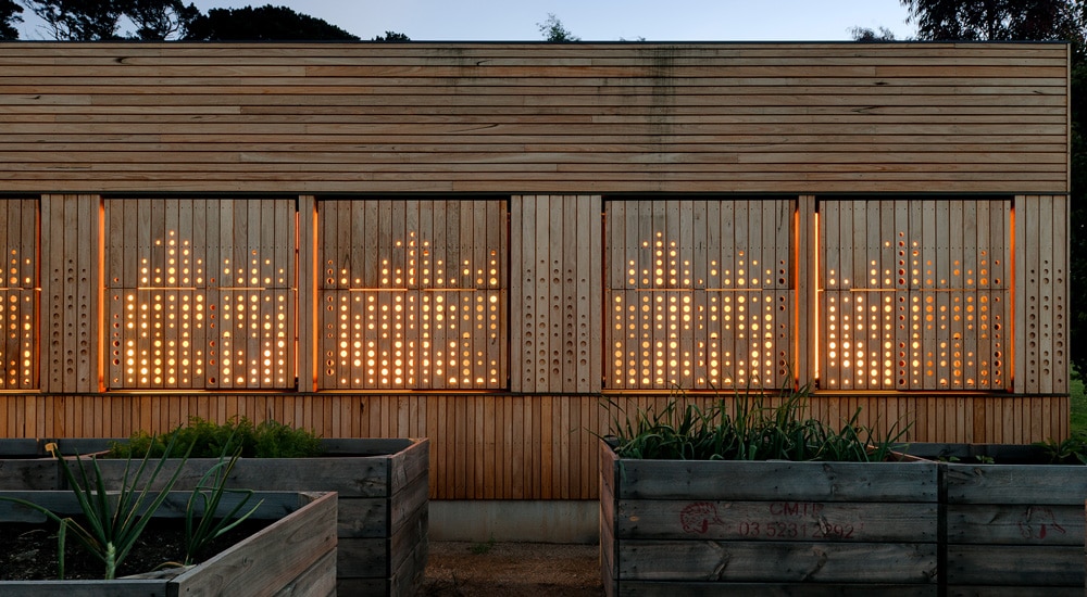 drevené fasády 2021, drevena fasada domu, dreveny obklad, kinetická fasáda, dynamicke fasady